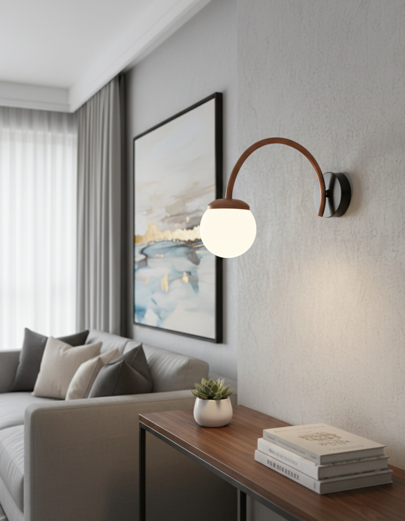 Luna Curve Wall Sconce