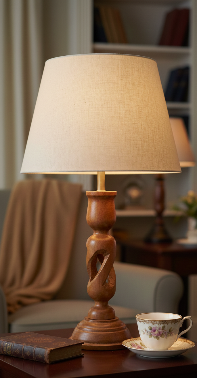 The Hearth Wood Lamp