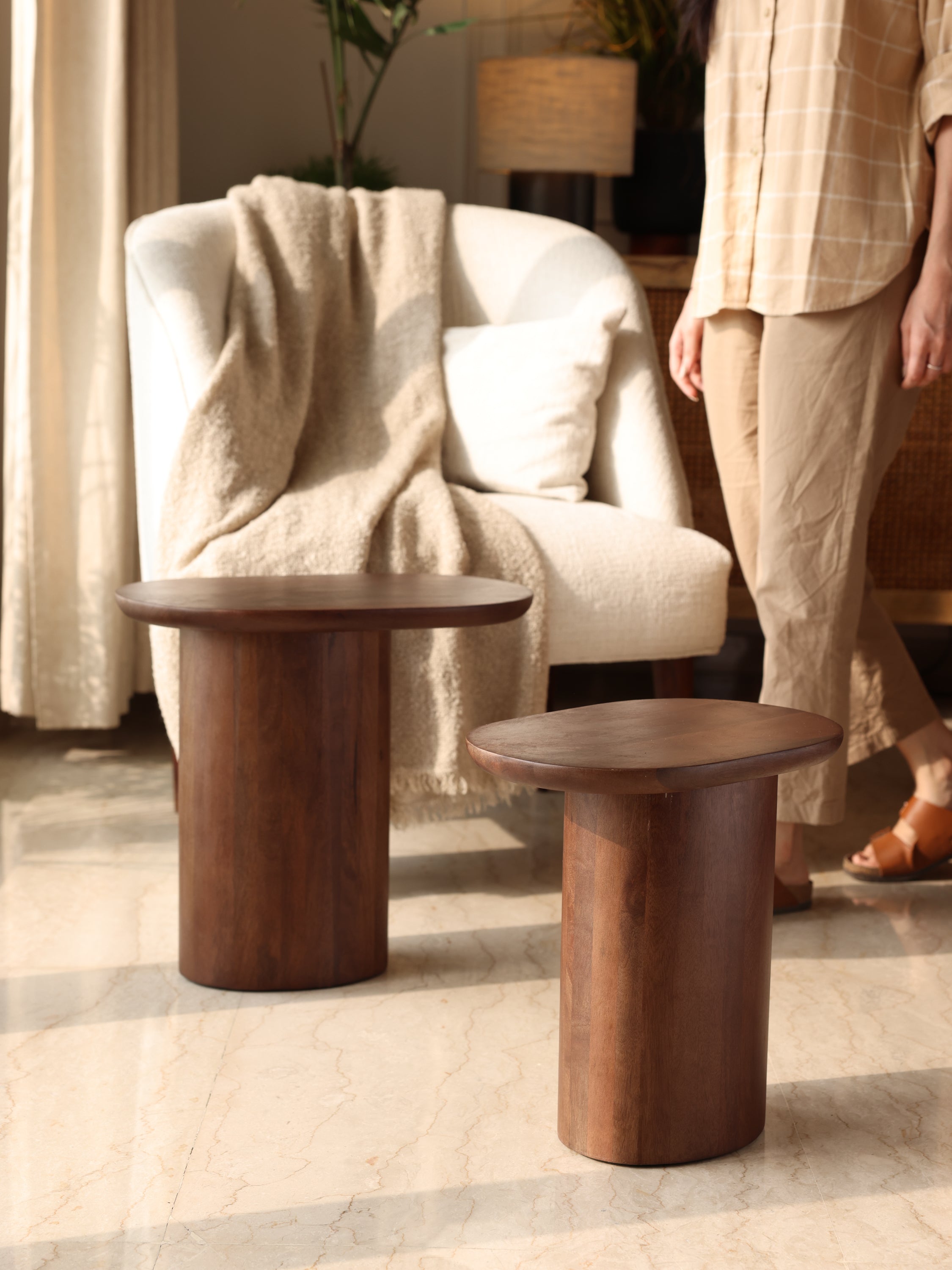 Baobab Nesting Tables, Set of 2 Coffee Table