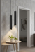 Black Hanging Surface Cob Pendant Light