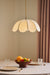 Bloom Fabric hanging white lamp