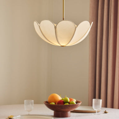 Bloom Fabric Hanging Lamp, Reverse