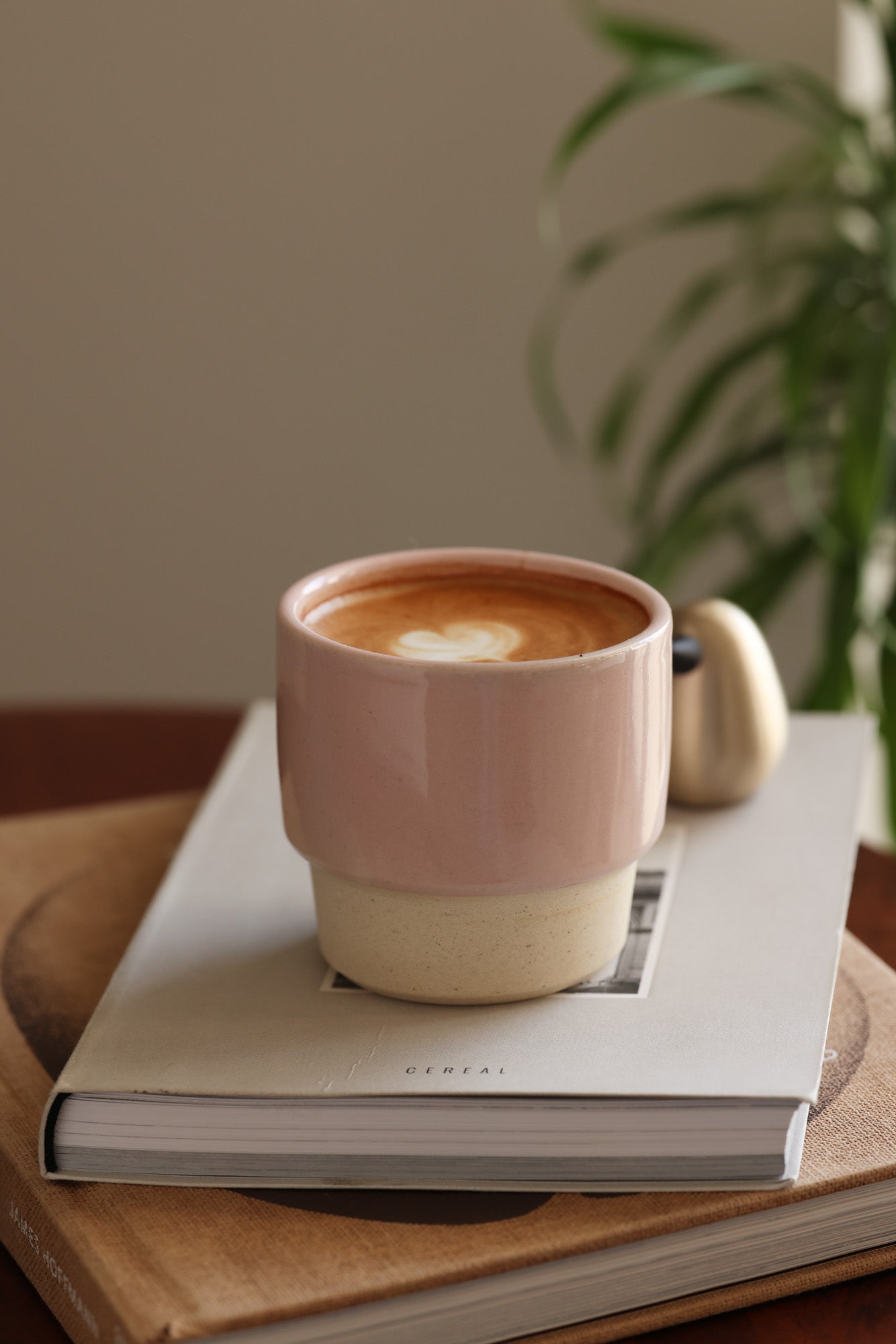 Blush Pink Stackable Coffee Cup