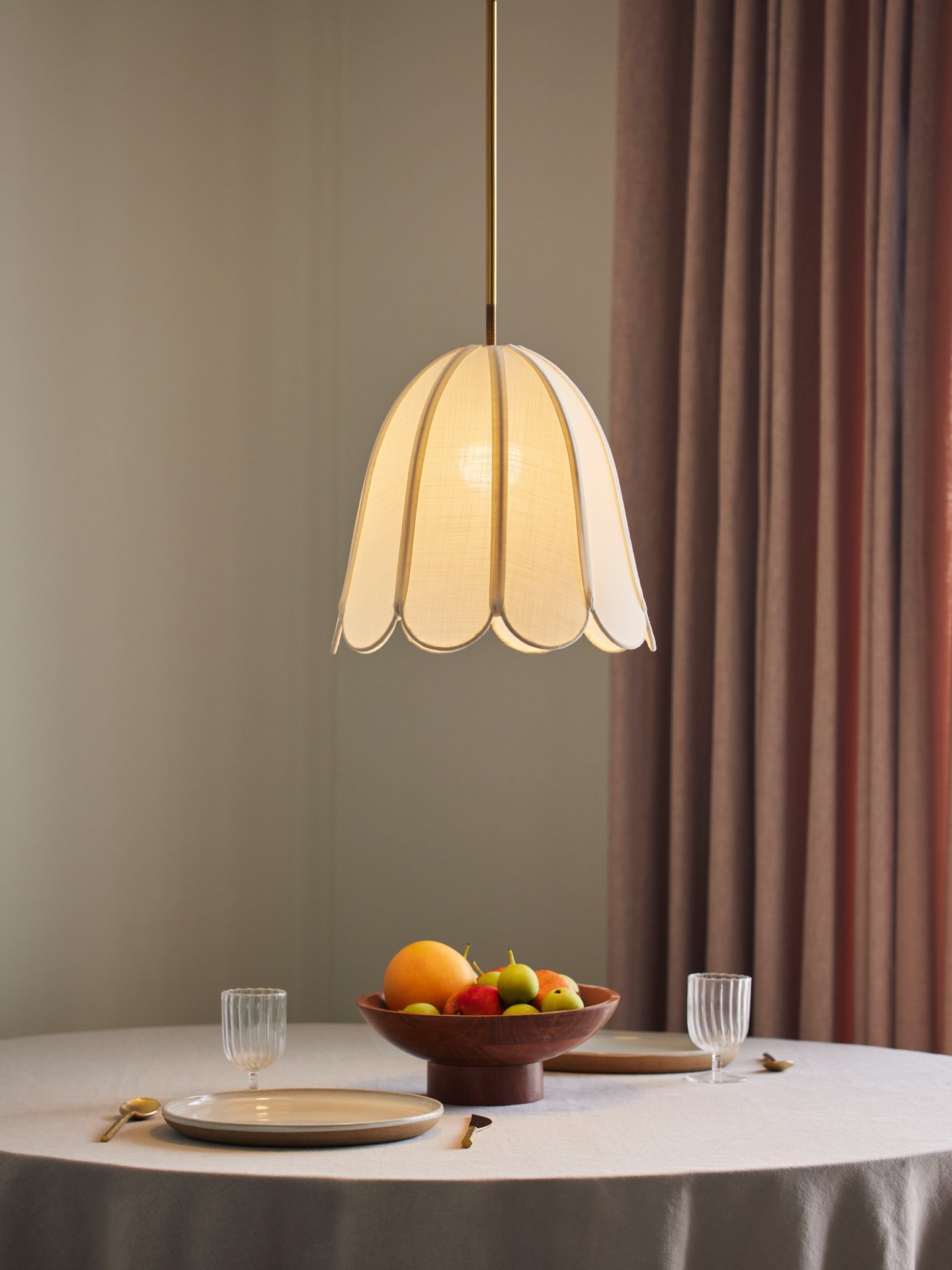 Bud Fabric hanging lamp