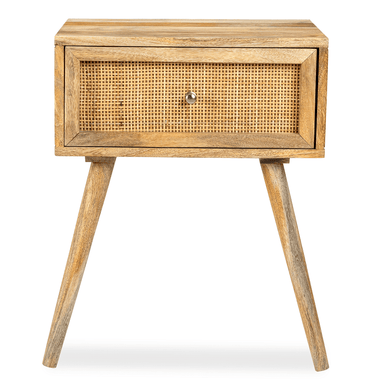 Cotswold 1 Drawer Rattan Side Table
