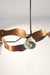 chandelier luxury luxe metal concrete wood living room