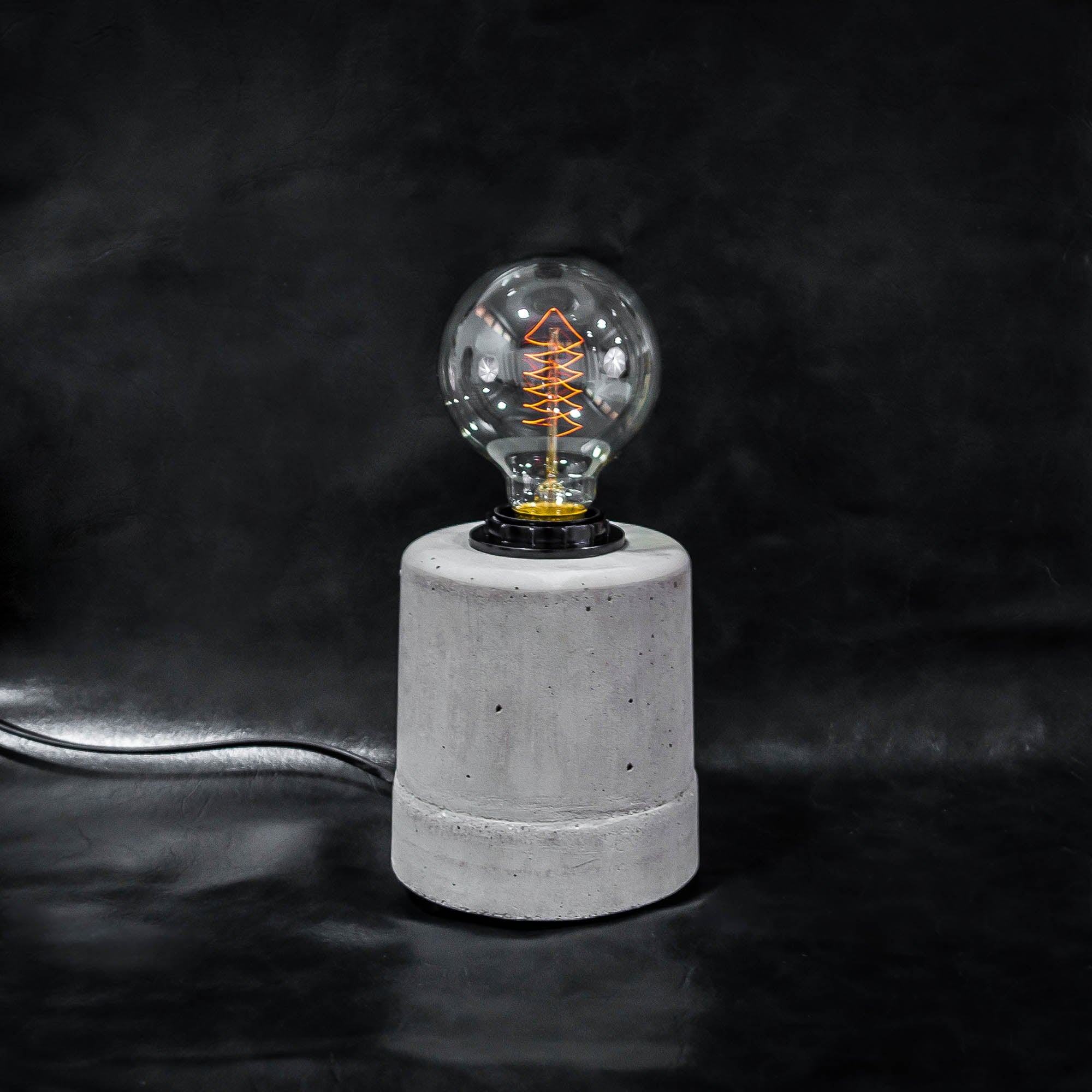 concrete desk lamp industrial concrete interior design