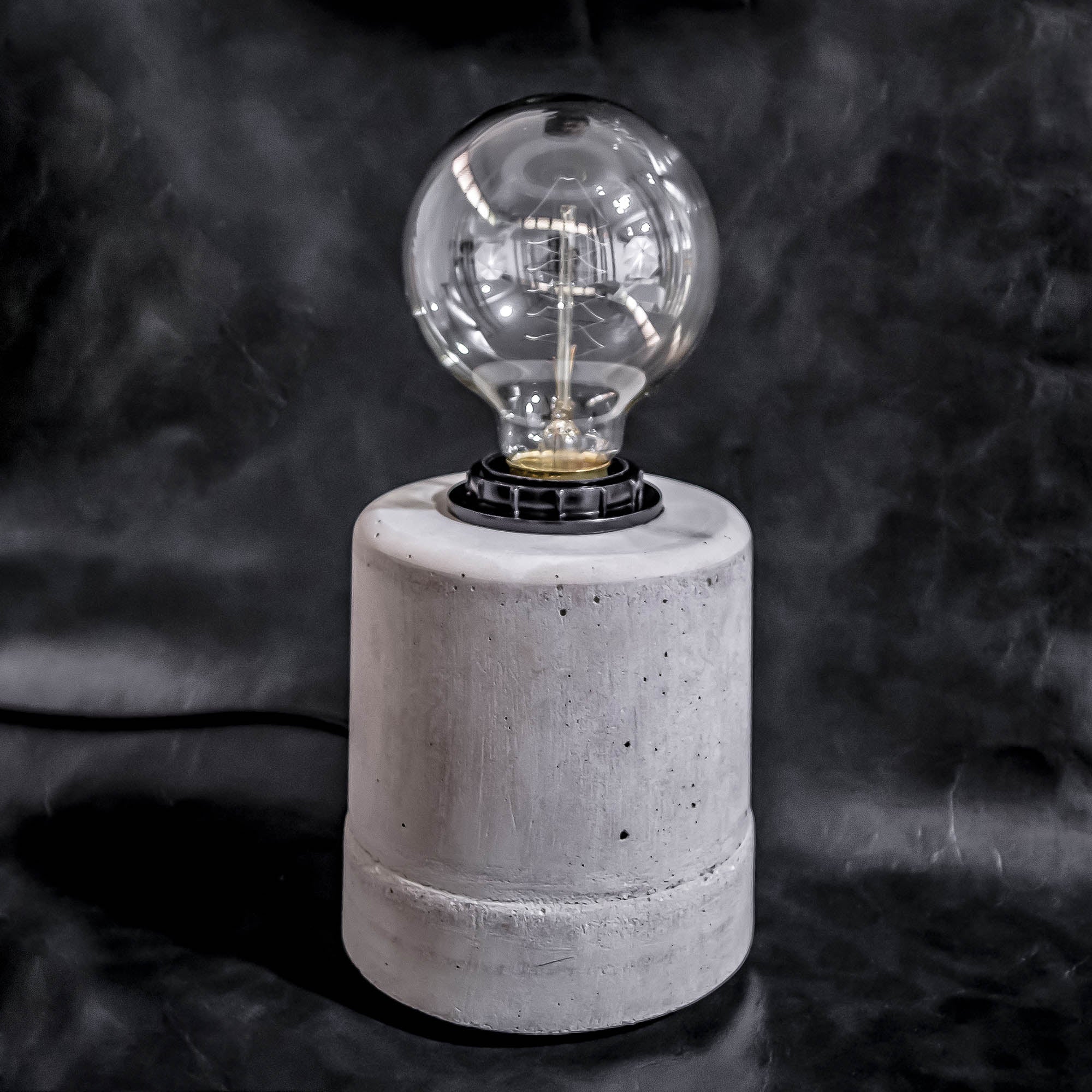 concrete desk lamp industrial concrete interior design