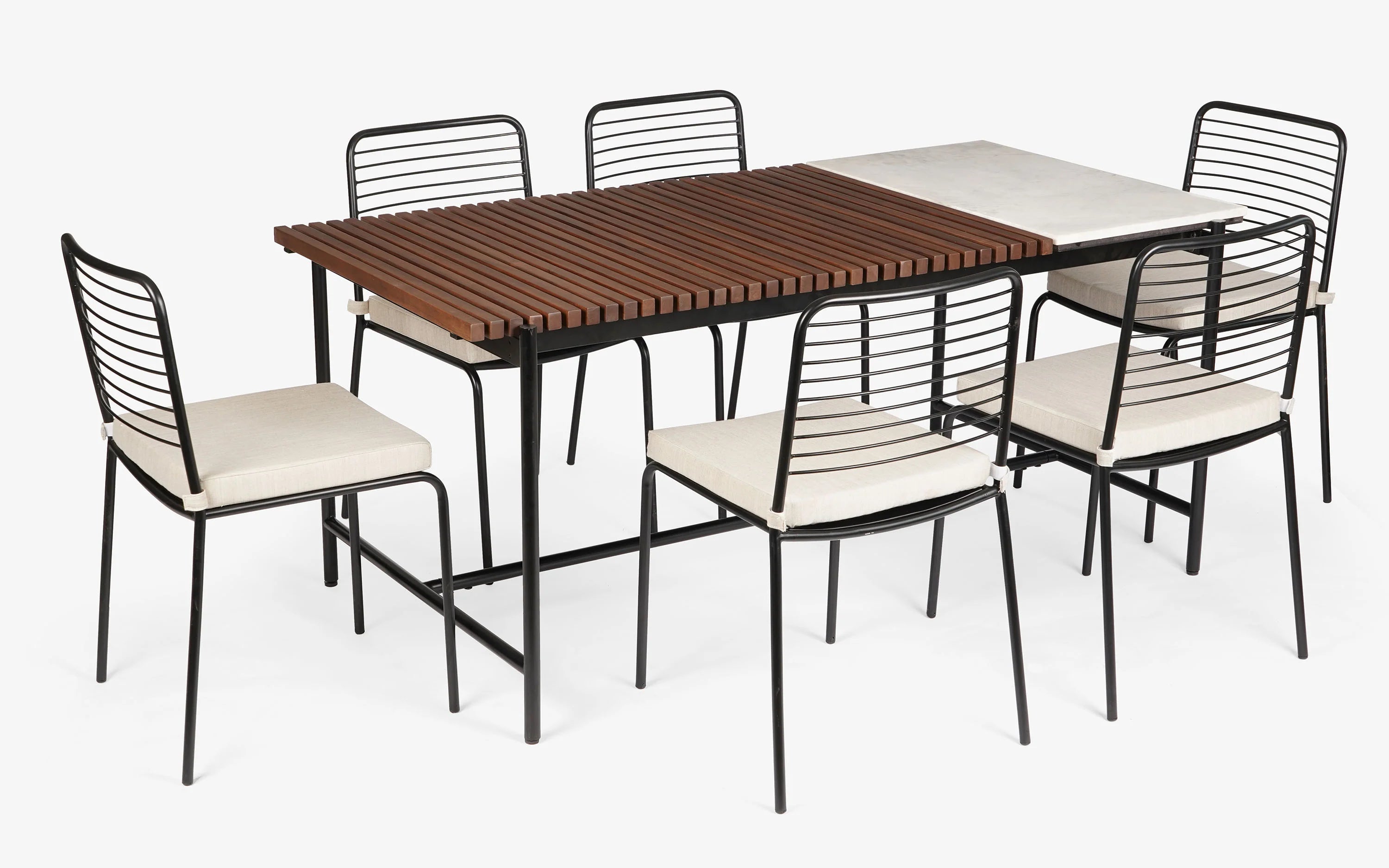 Covent Garden Outdoor Dining Table With 6 Chairs