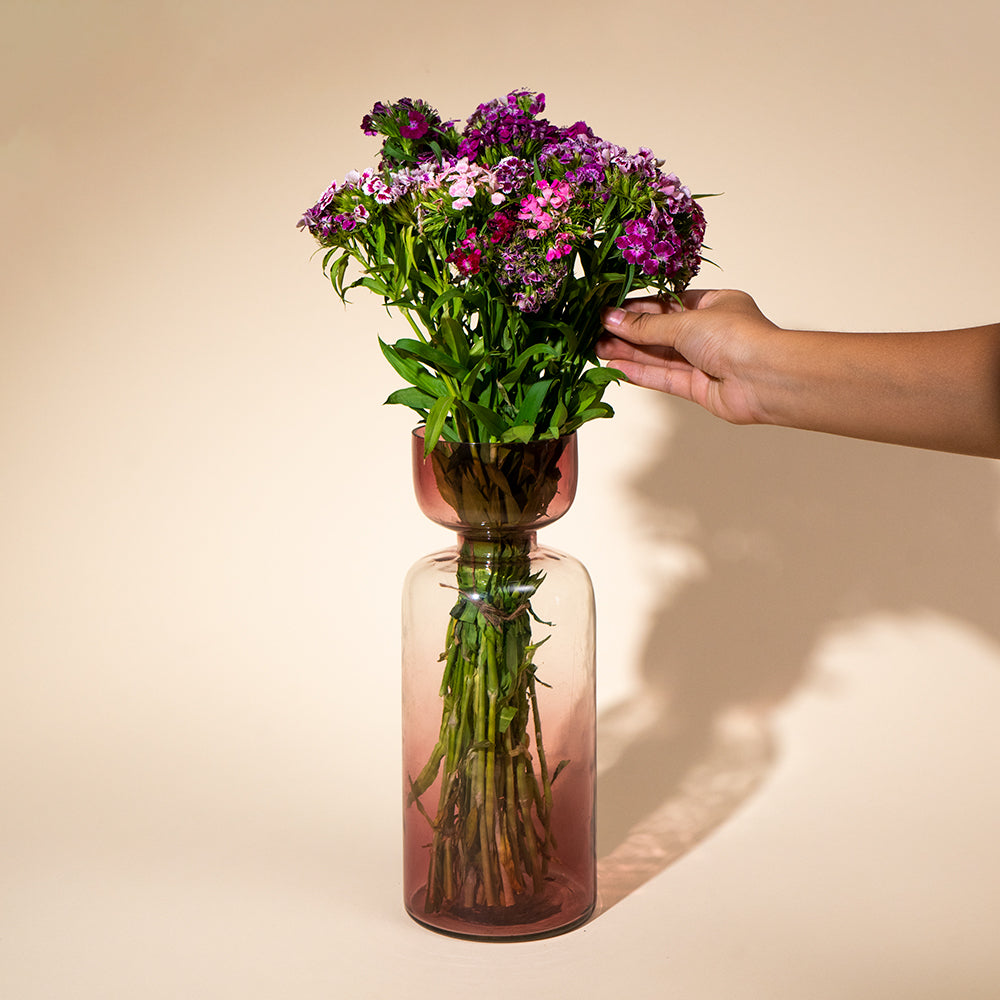 Tinted Glass Vase Grande