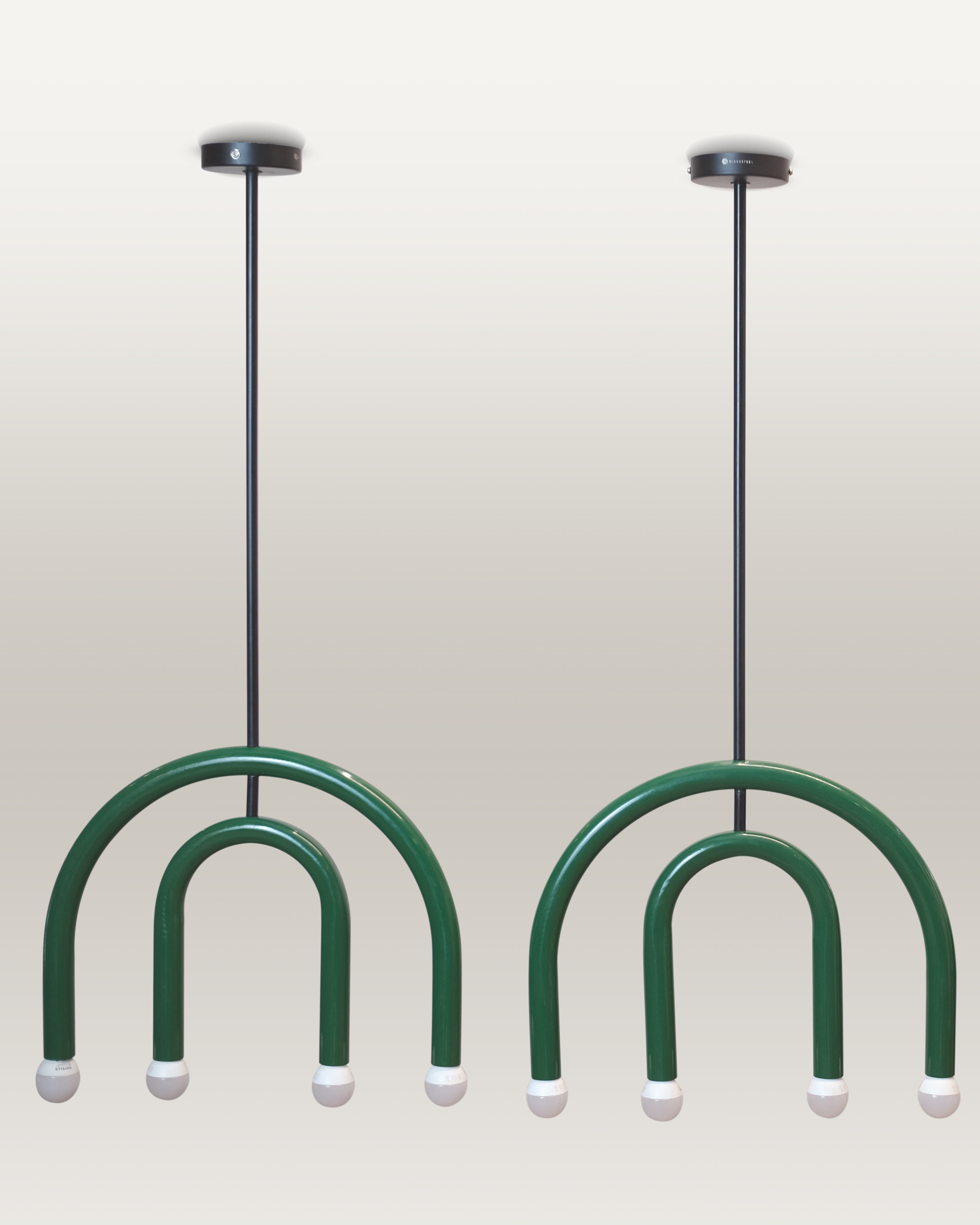 Dual Arc Pendant Light