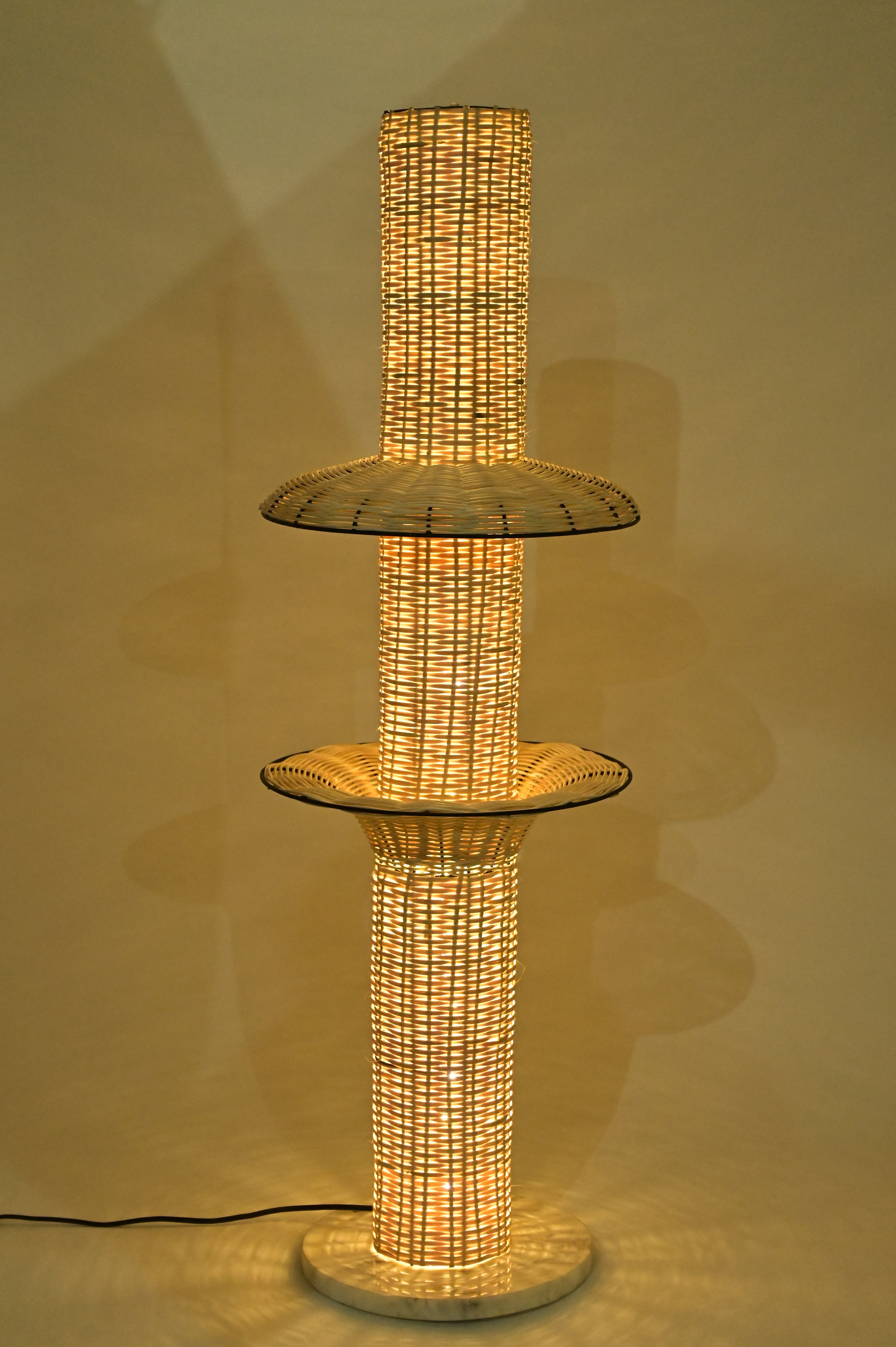 Cane Floor Lamp