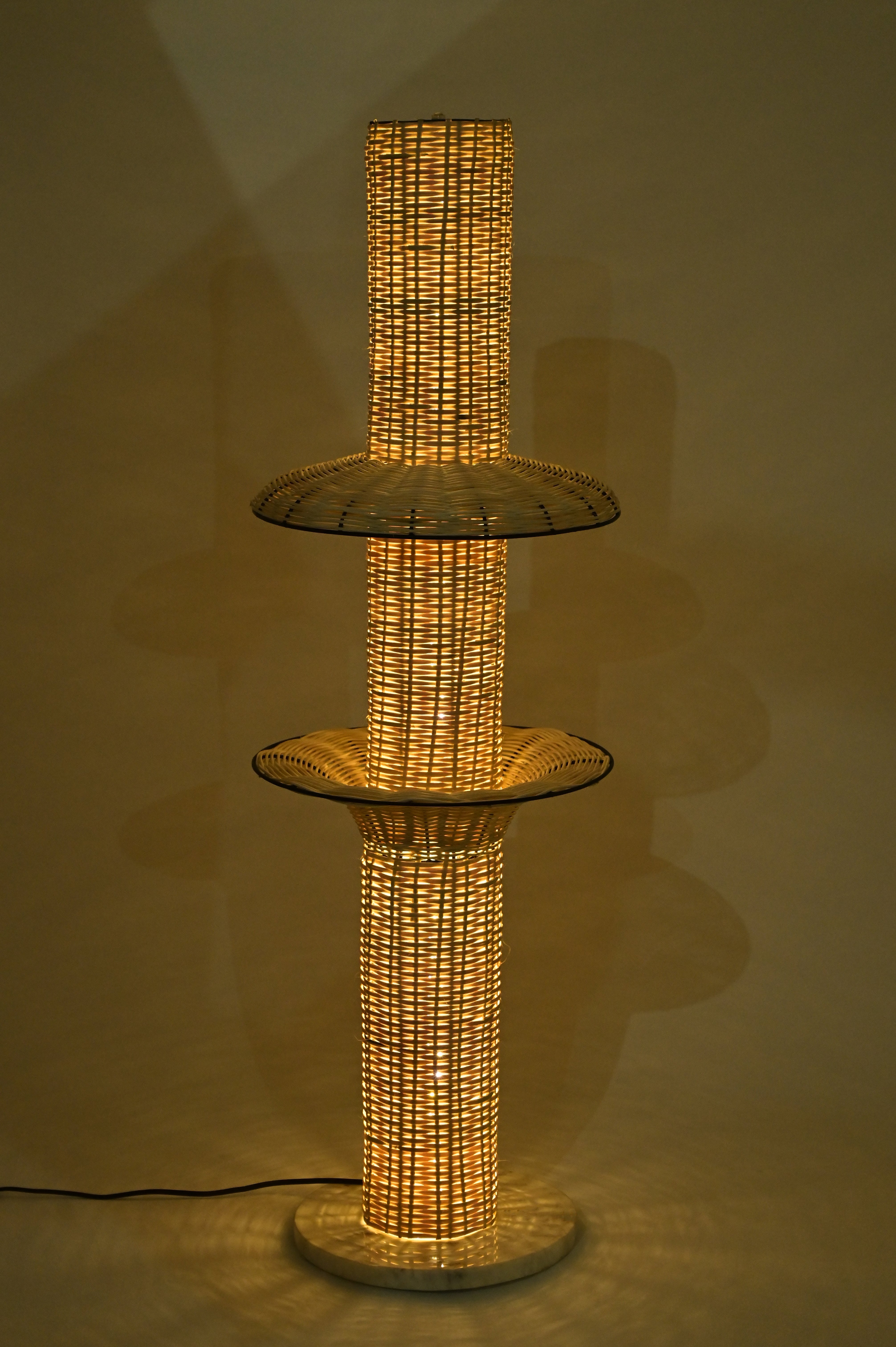 Cane Floor Lamp