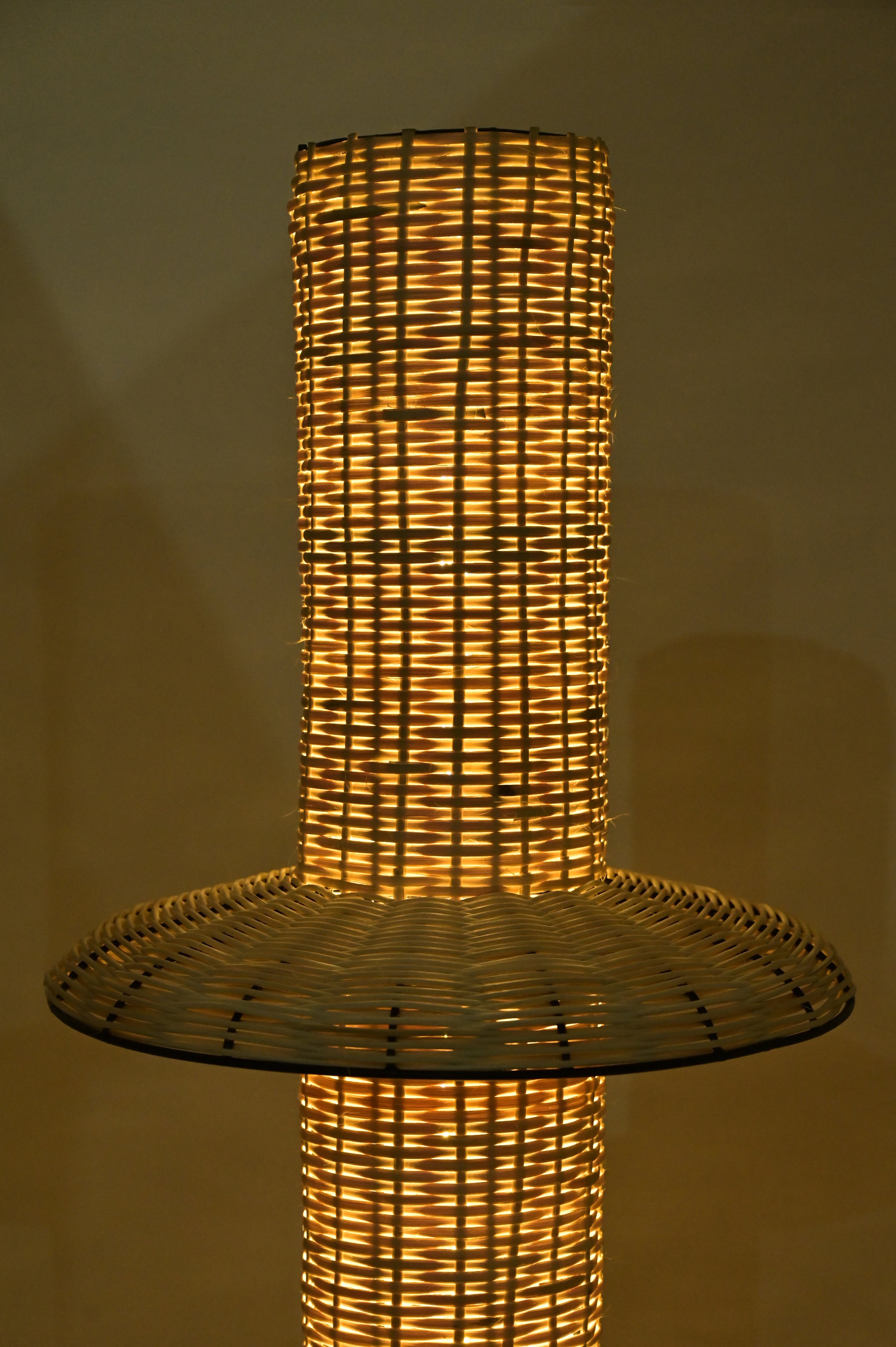 Cane Floor Lamp