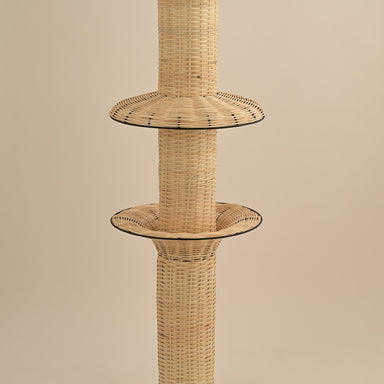 Cane Floor Lamp