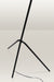 Elegant black floor lamp with a sturdy construction and easy assembly, ideal for modern decor.