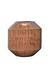 Amber Glow Handwoven Table Lantern – front view