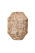 Amber Glow Handwoven Table Lantern – lit ambience shot