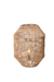 Amber Glow Handwoven Table Lantern – close-up of the shade detailing