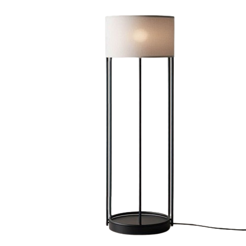 Lumina Elegante Beige Shade Floor Lamp