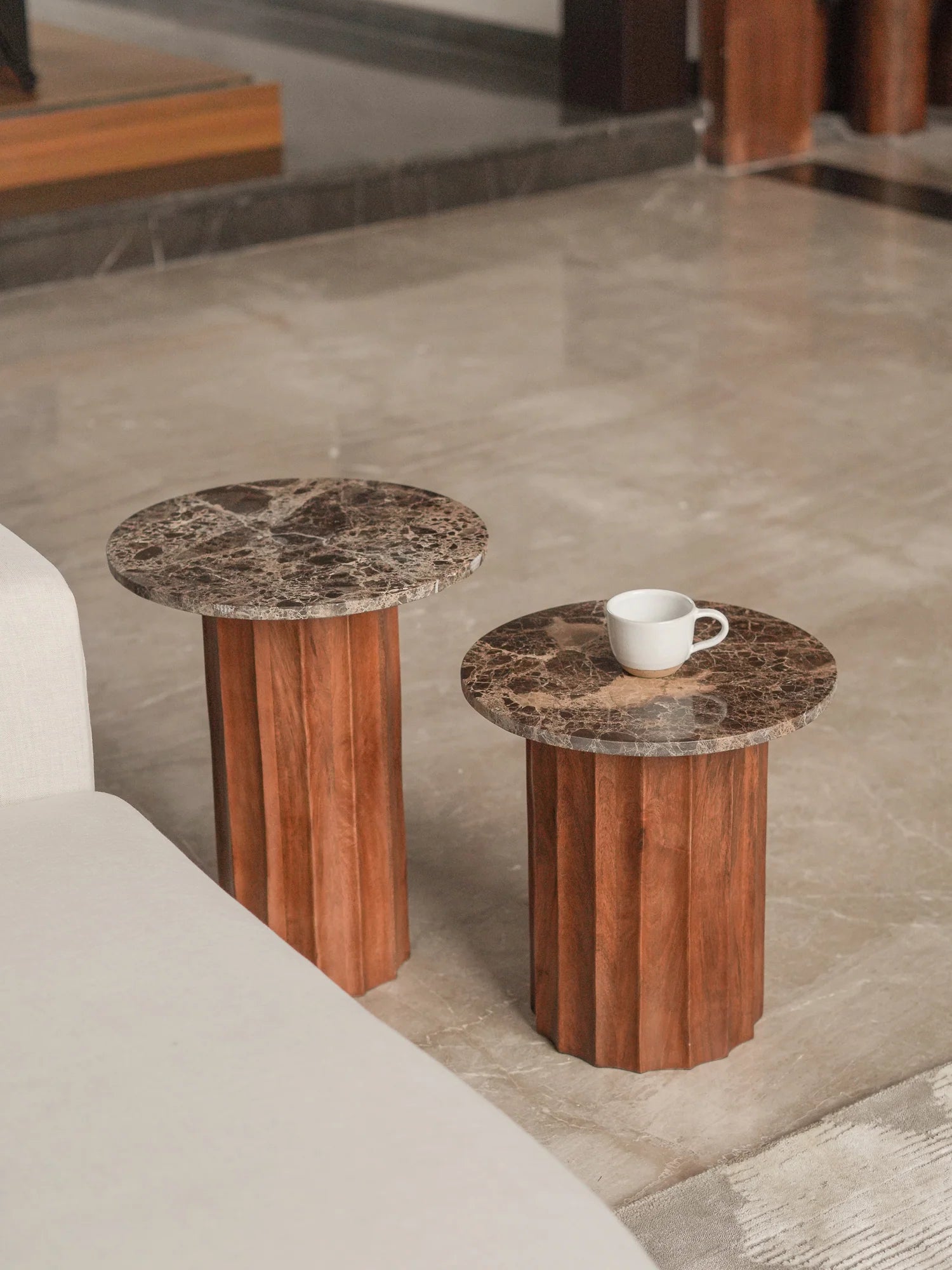 Fluted Tables
