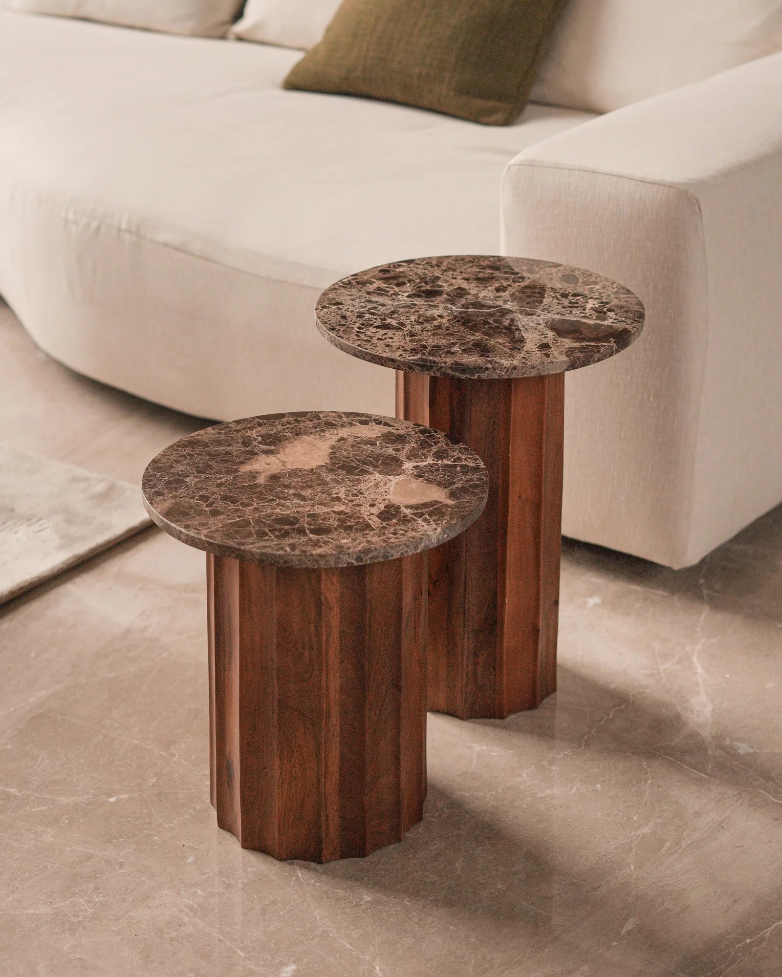 Fluted Tables