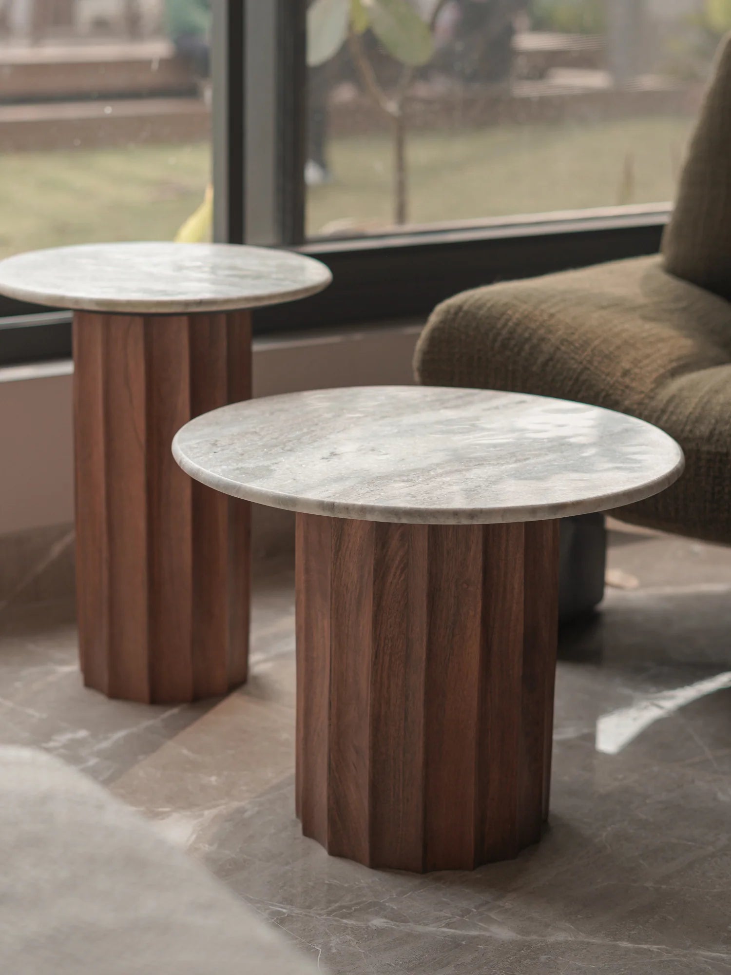 Fluted Tables