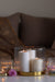 Fluted Glass Vase/Planter - Fleck