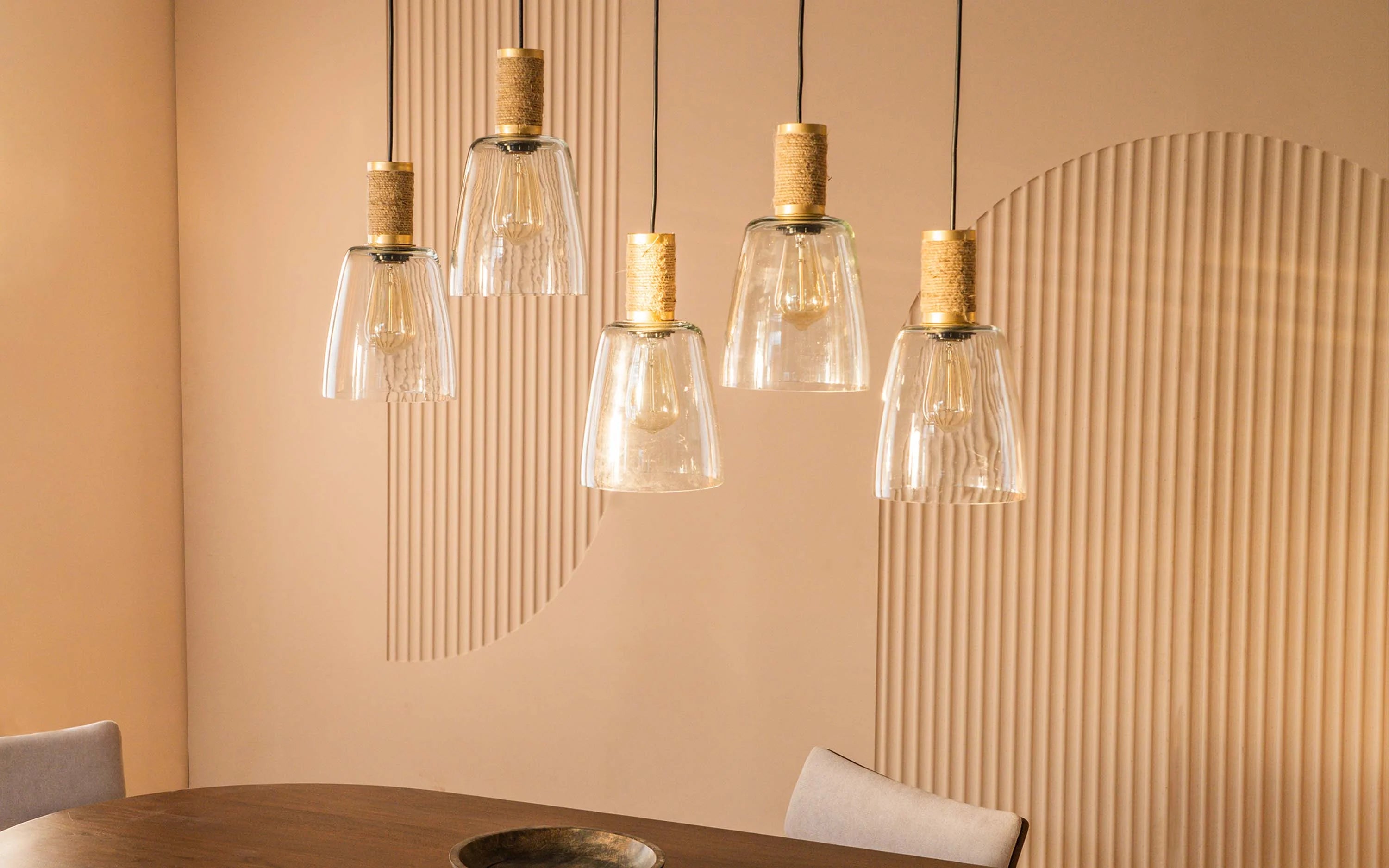 Gambi Cluster of 5 Hanging Lamp