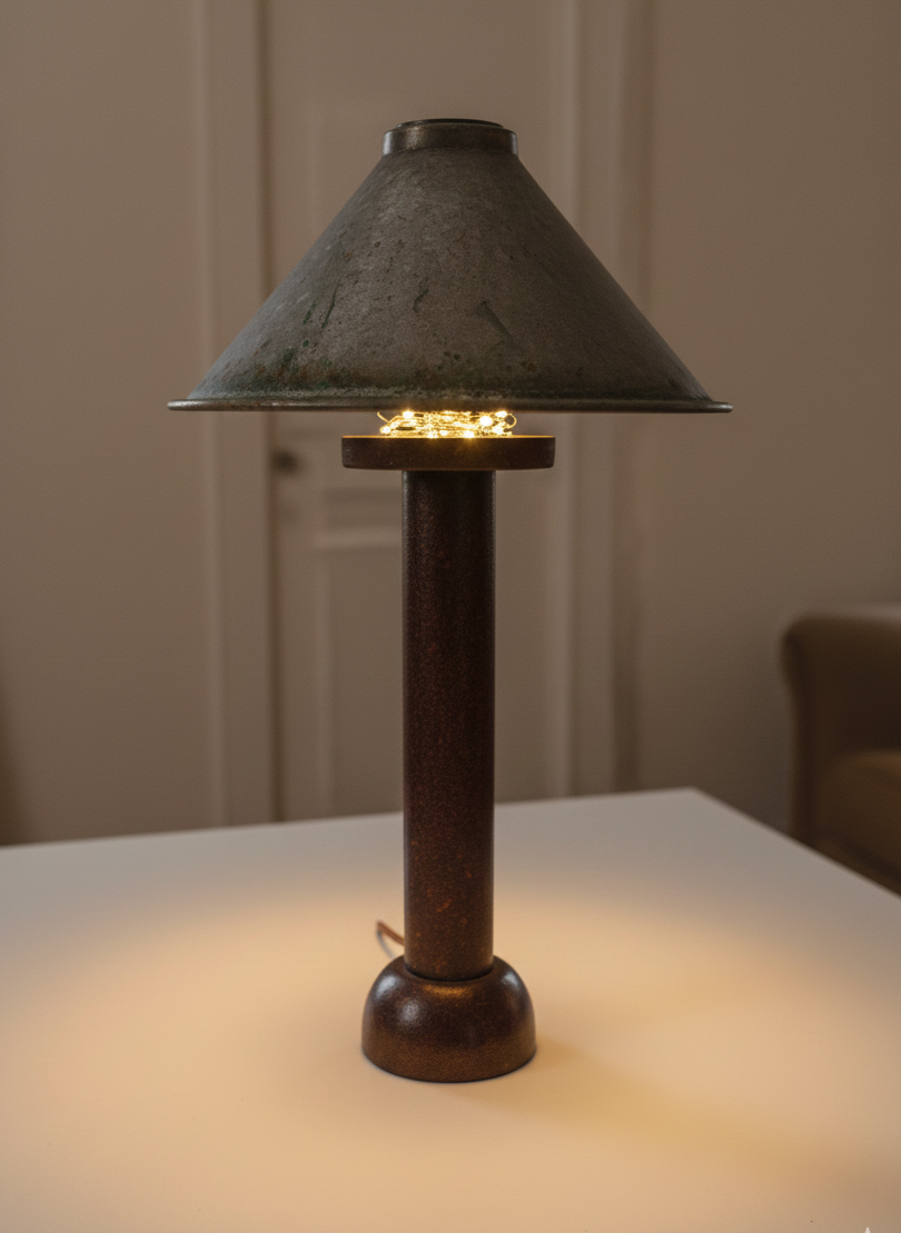 Battery operated Rustic Heritage Lamp