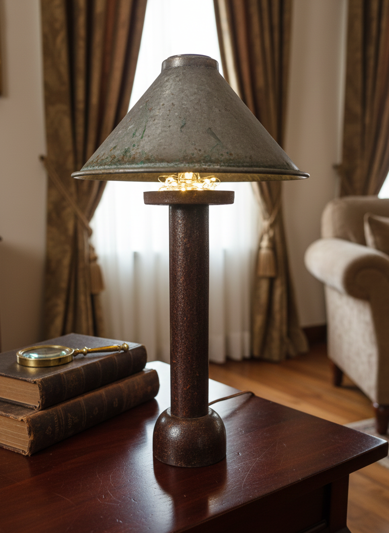Battery operated Rustic Heritage Lamp