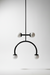 Glass ceiling hanging lamp