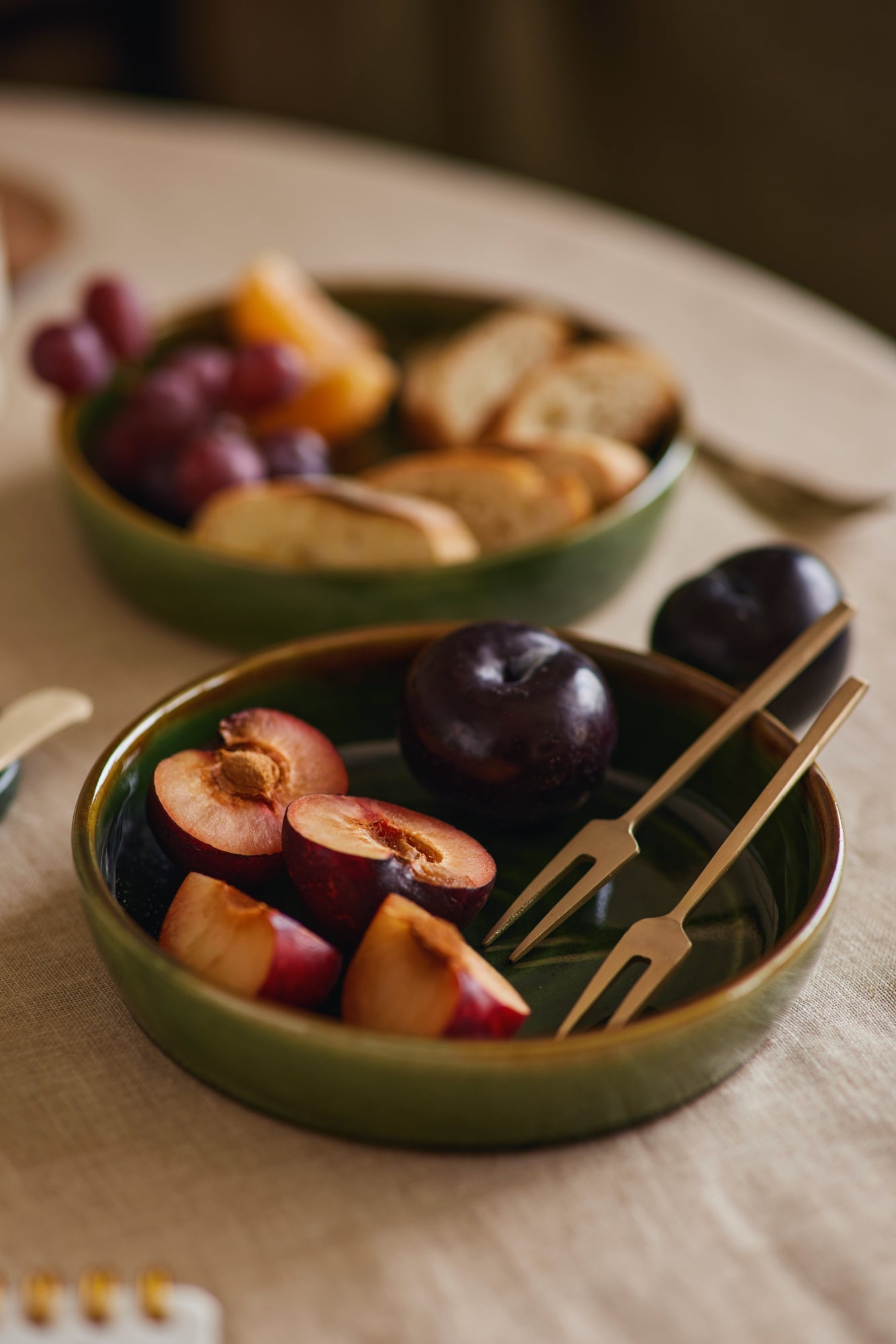 Ilai Ceramic Green Pasta Bowl