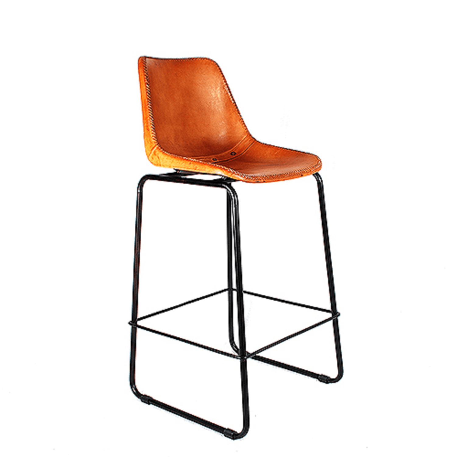 Kauff Leather Bar Chair