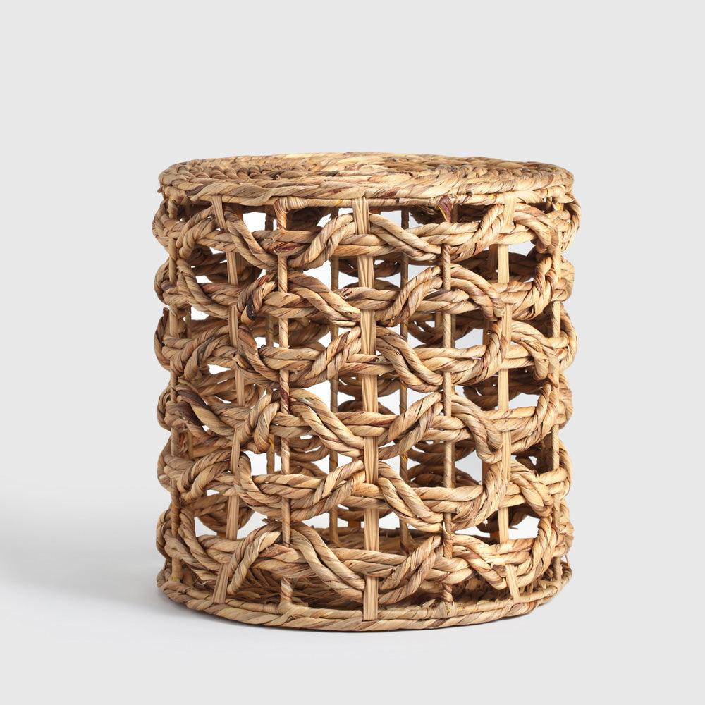 Lavander Woven Pouf - Living Shapes