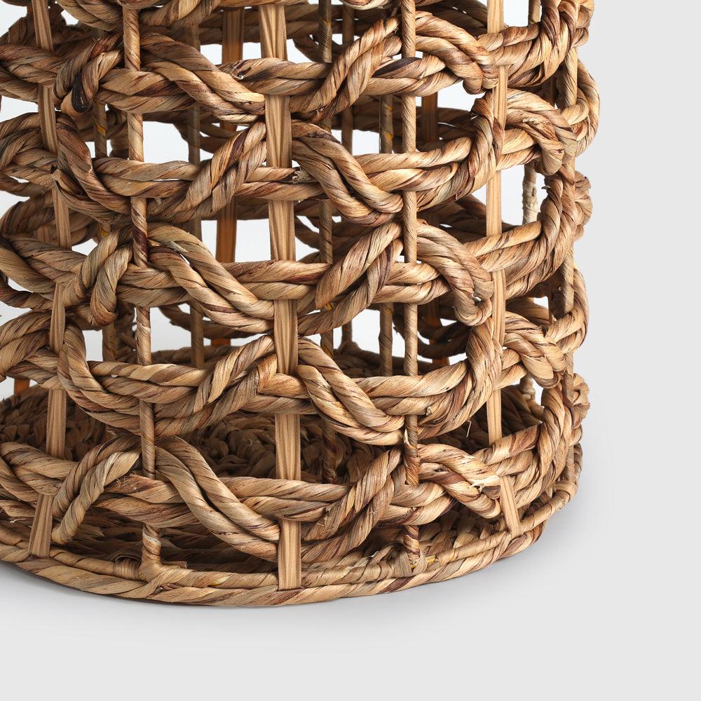 Lavander Woven Pouf - Living Shapes