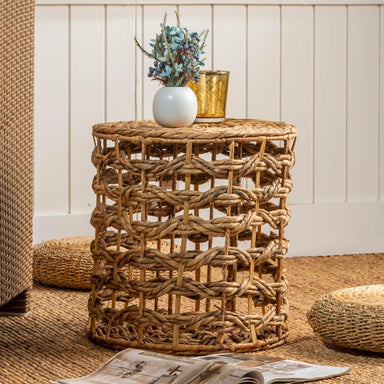 Lavander Woven Pouf - Living Shapes