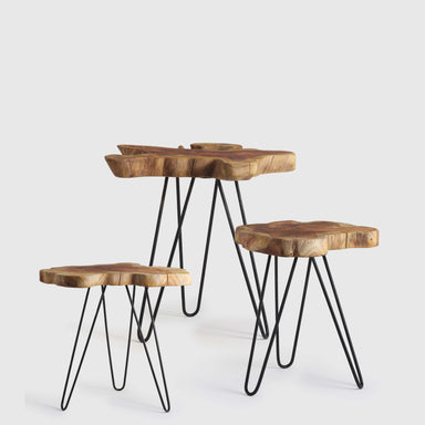 Nori Table Wood set of 3 - Living Shapes