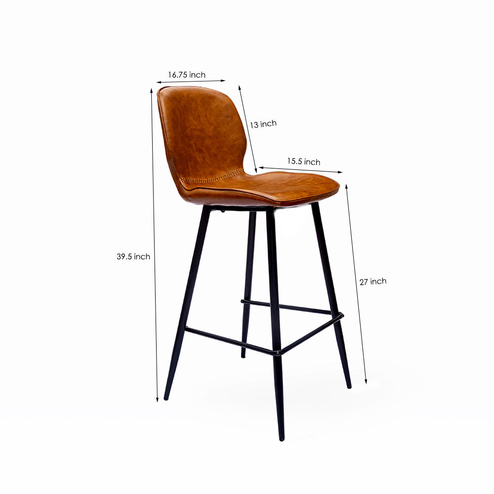 Lane Luxury Vegan Bar Stool