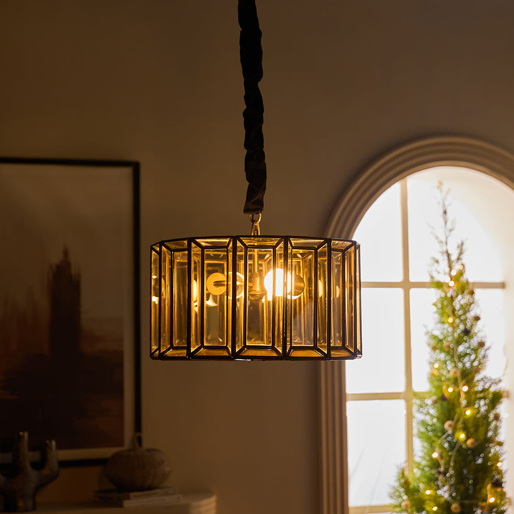 Prism Drum Pendant Lamp