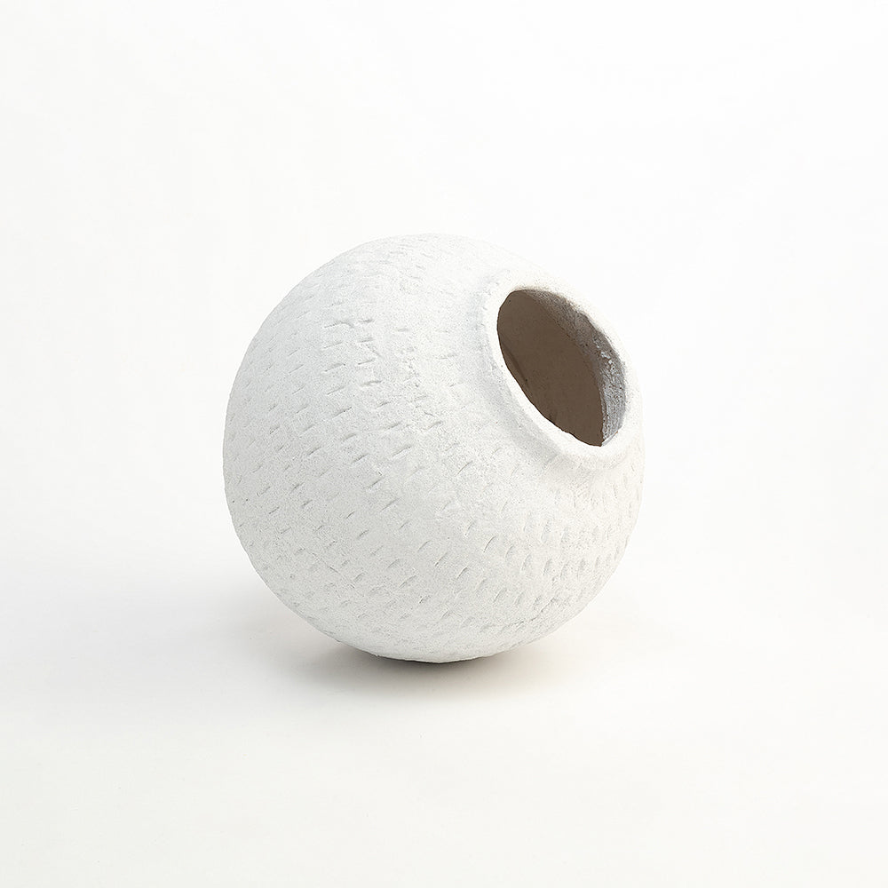 Sana White Terracotta Vase