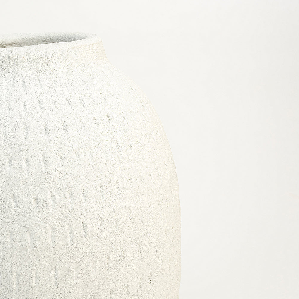 Sana Beige Terracotta Vase Set of 2