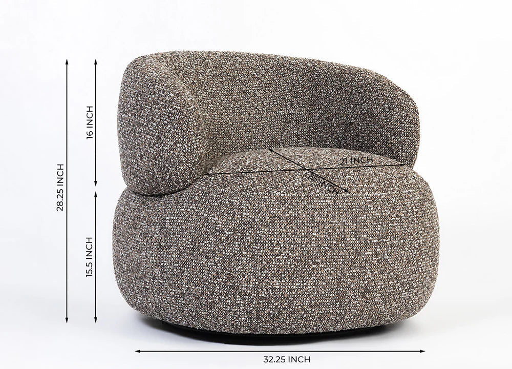 Bo Swivel Lounge Chair