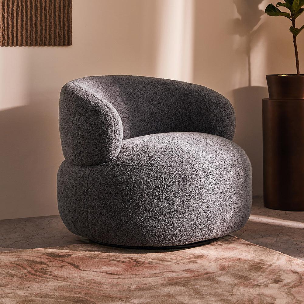 Hygge Swivel Lounge Chair Home Canvas