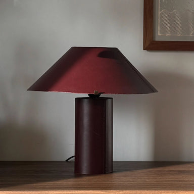 Clad Leather Lamp