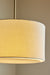 Hanging lamp in white and gold for dining room.