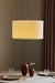 White hanging lamp.