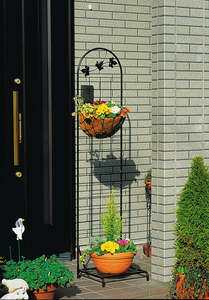 Metal Plant Stand with Trellis