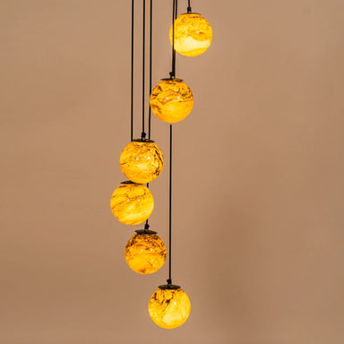 Maribo Cluster of 6 Hanging Lamp