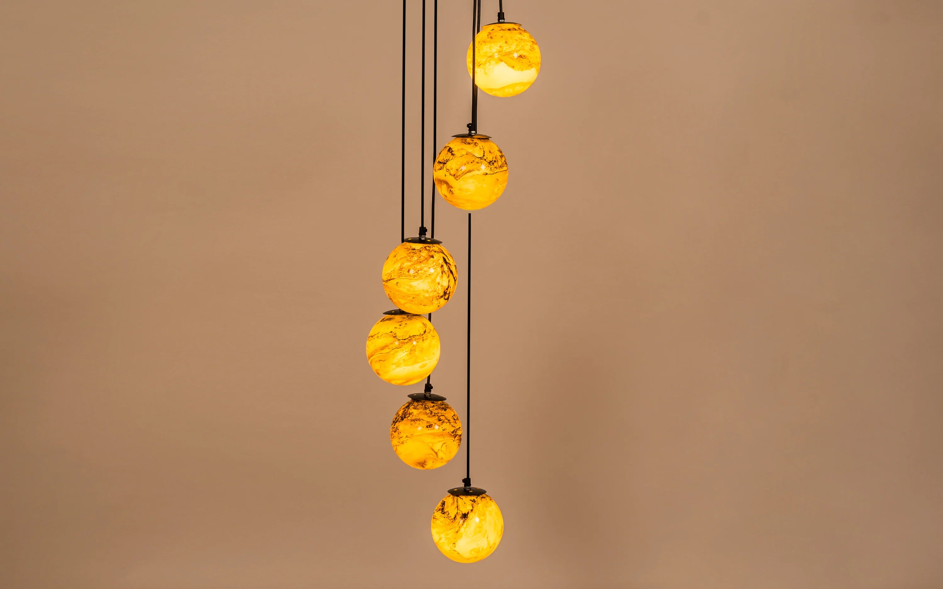 Maribo Cluster of 6 Hanging Lamp